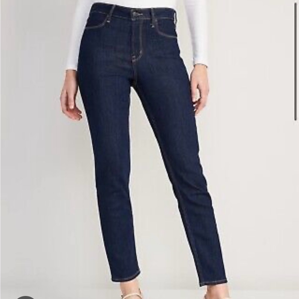 Old Navy High-Waisted Wow Slim Straight Jeans for Women Sz 6R NWT